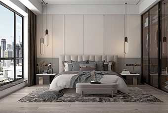 长春现代风格-卧室