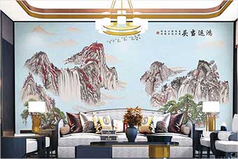 长春森佰汇航空纤维墙咔（鸿运当头）